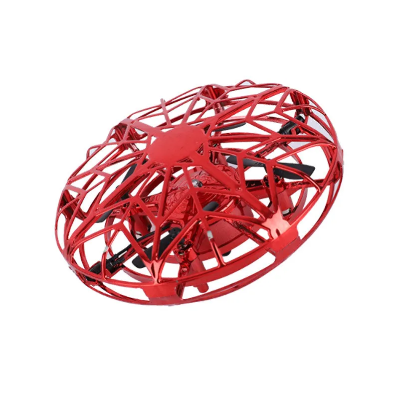 02 Mini Flying Helicopter RC Drone Anti-collision Magic Hand UFO Ball Aircraft Sensing Mini Induction Drone RC Toys RC Helicopters - Цвет: 02