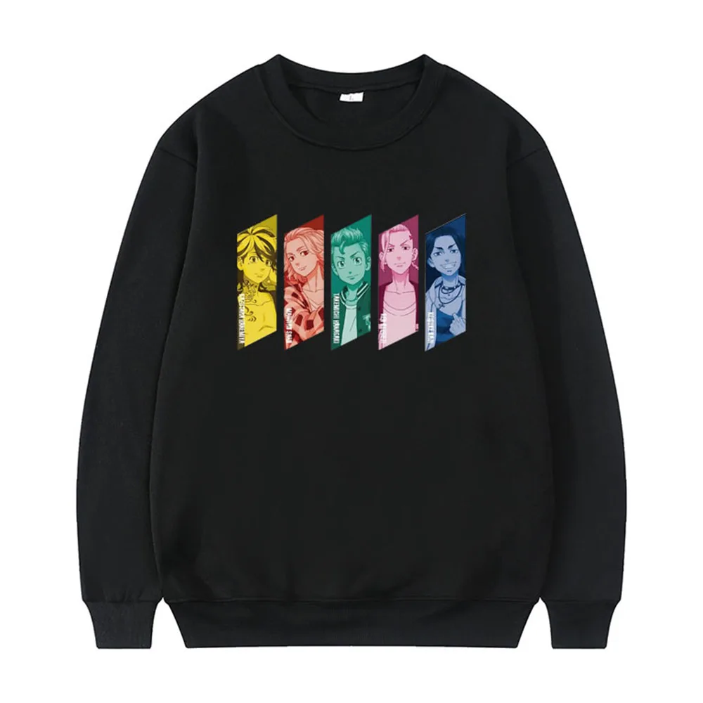 

Original japanese Anime Sweatshirt Tokyo Revengers Style Tracksuit Tokyo Revengers Printed Pattern Anime Pullover Men Women