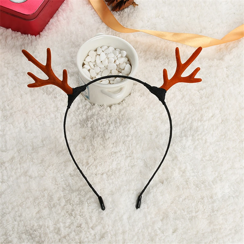 Navidad Pora Микки уши Минни косплей Pops милый маленький олень головной убор с рогом