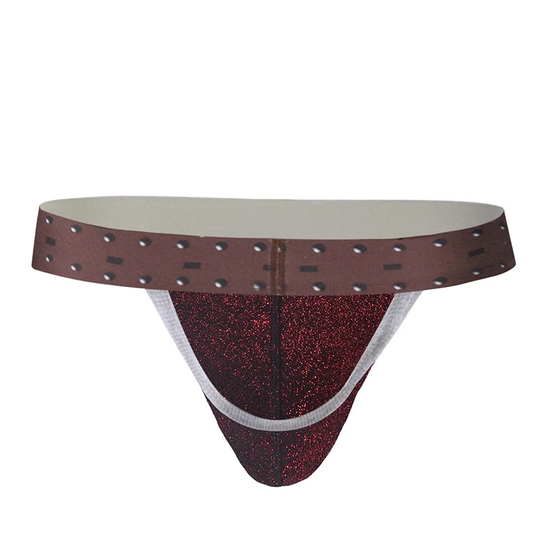 Mens Thong G-string Shiny Underwear Jockstrap Lingerie String Thongs Homme Gay Bikini T Back Briefs |