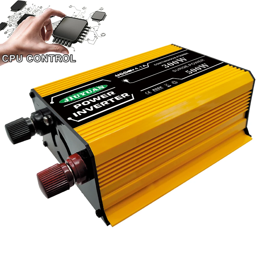 Модифицированный синусоидальный инвертор 300 Вт постоянного тока 12 В переменного