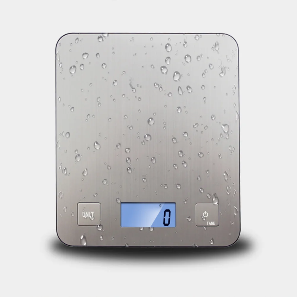 

Waterproof Weight Scale Anti Slip Digital Display Kitchen Food Cooking Baking Stainless Steel Electronic Home LCD Large Platform