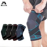 sports knee pads men pressurized elastic knee support basketball volleyball breathable sports kneepad protector fitness gear