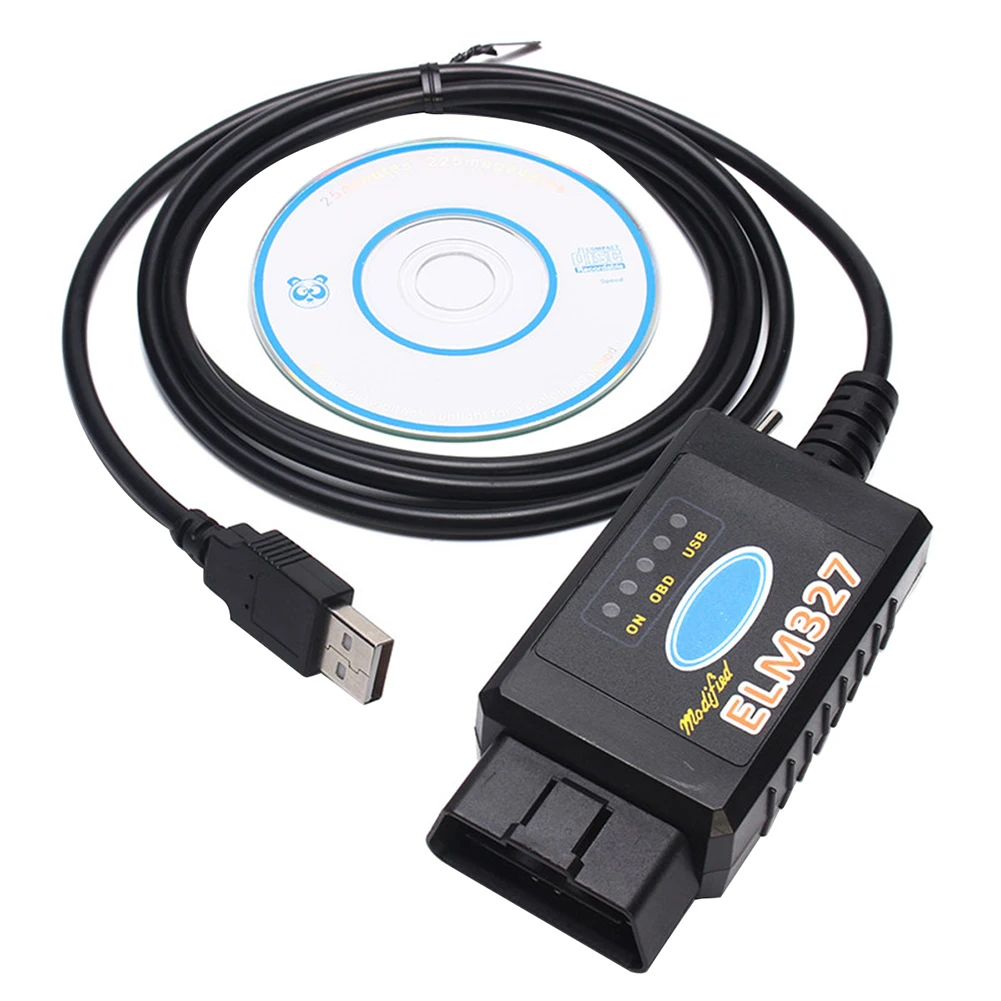 elm327 car diagnostic tool usb obd2 diagnostic scanner tool scanner troubleshooting for ford ms can hs can mazda free global shipping