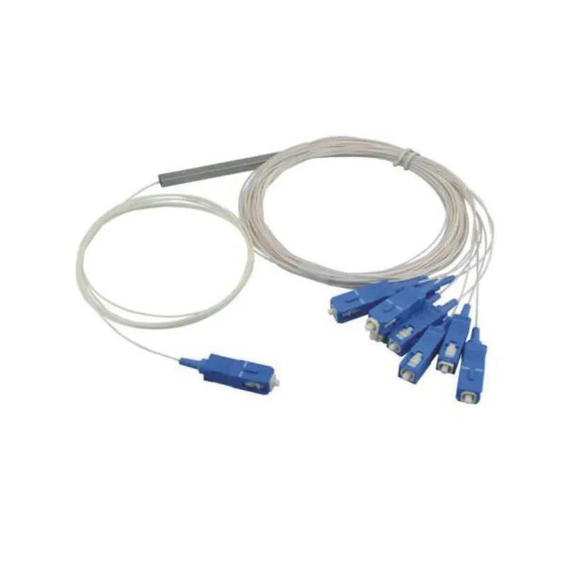 50 шт распределитель для оптоволоконных линий 1/8 PLC SC/UPC одиночный режим G657A1 0,9 мм