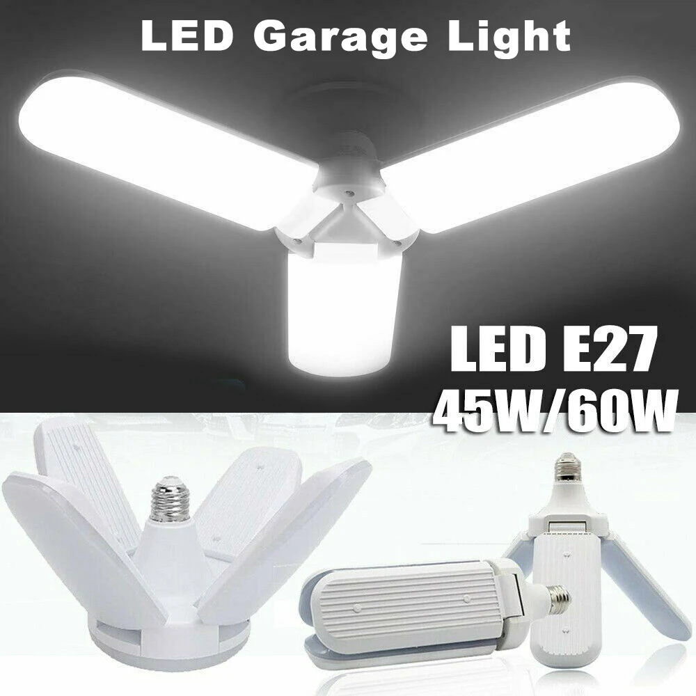 Суперъяркий светодиодный гаражный светильник E27 промышленсветильник освещение
