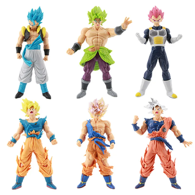 

Dragon Ball 4th Generation 6 Styles 18cm Doll Model Anime Goku Vegeta Super Saiyan Figure Doll Decoration Toy