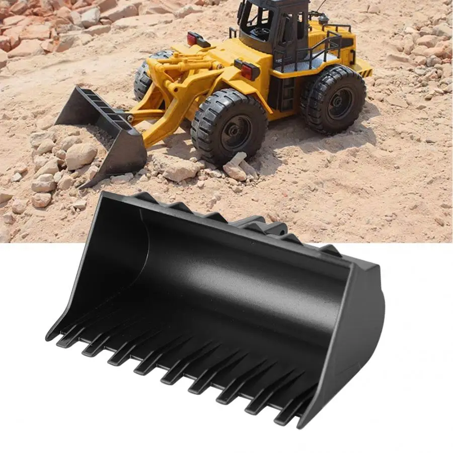 Hot RC Push Bucket Remote Control Engineer Vehicle Accessory Fit for HUI NA 1520 Excavator Spare Part Toys Model | Игрушки и хобби