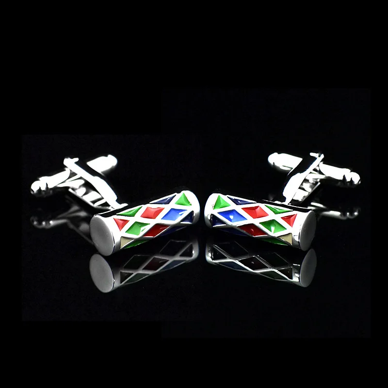 

Бренд jhsl Модные мужские ювелирные изделия красочные бар мужские запонки для рубашки Высокое качество свадебный подарок