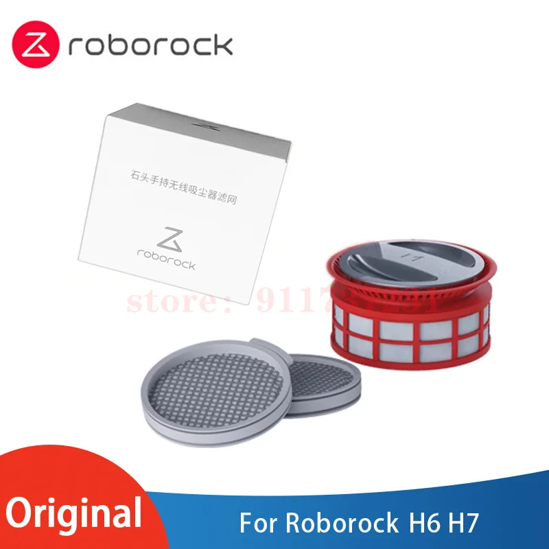 Original Roborock H7 Part Pack Handheld Vacuum Cleaner Spare Parts Kits HEPA Filter Front Filter 2PCS Rear Filter 1pc