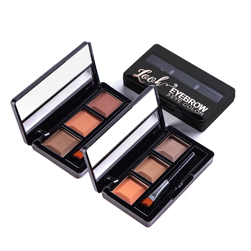 Женский пудра для бровей Тени век поддон девочек дымчатые глаза инструмент