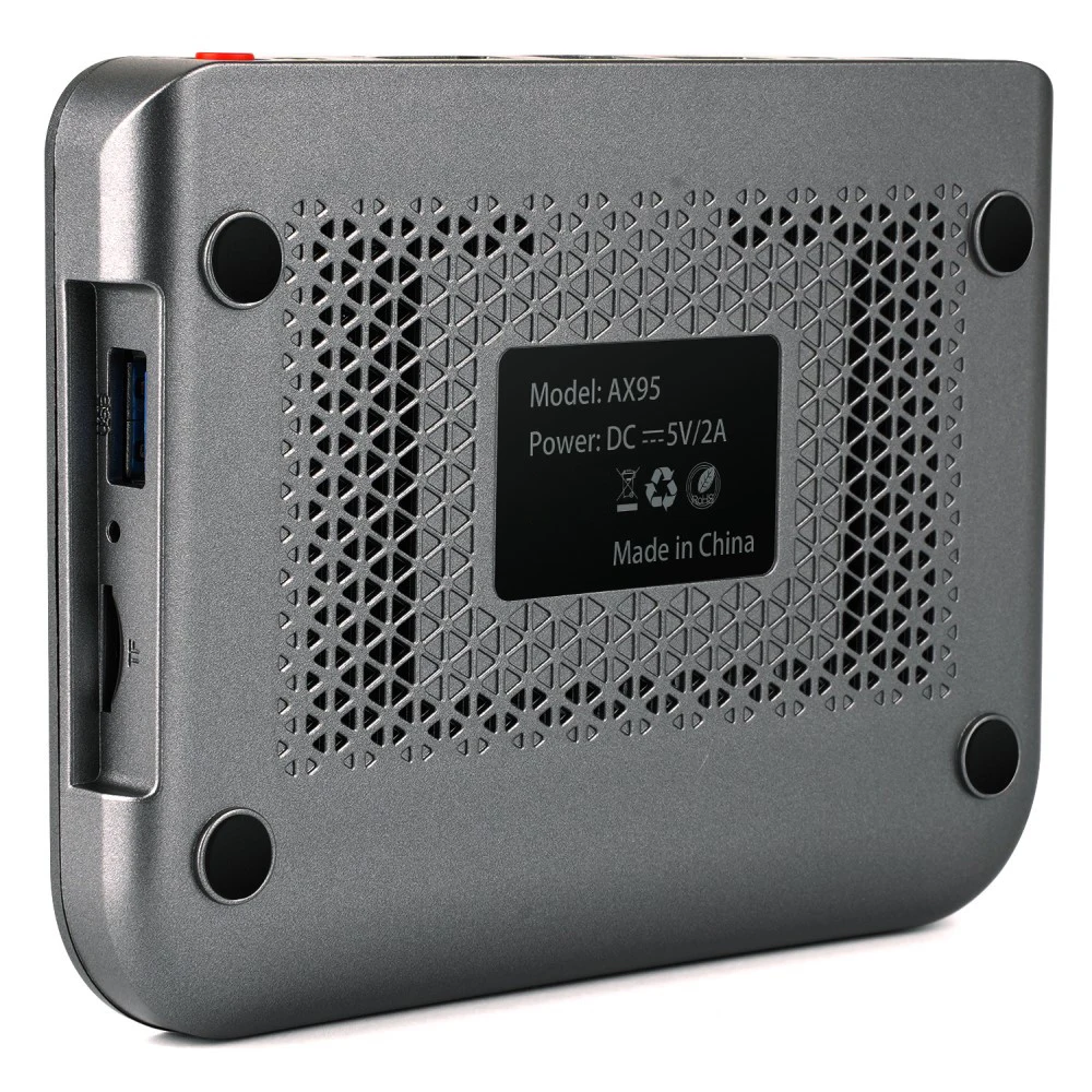 

AX95 TV Box 4G Bluetooth 8K Dual WiFi 32/64/128G EU Smart TV Box Android 9.0 Dolby Sound USB 3.0 1080P Media Player