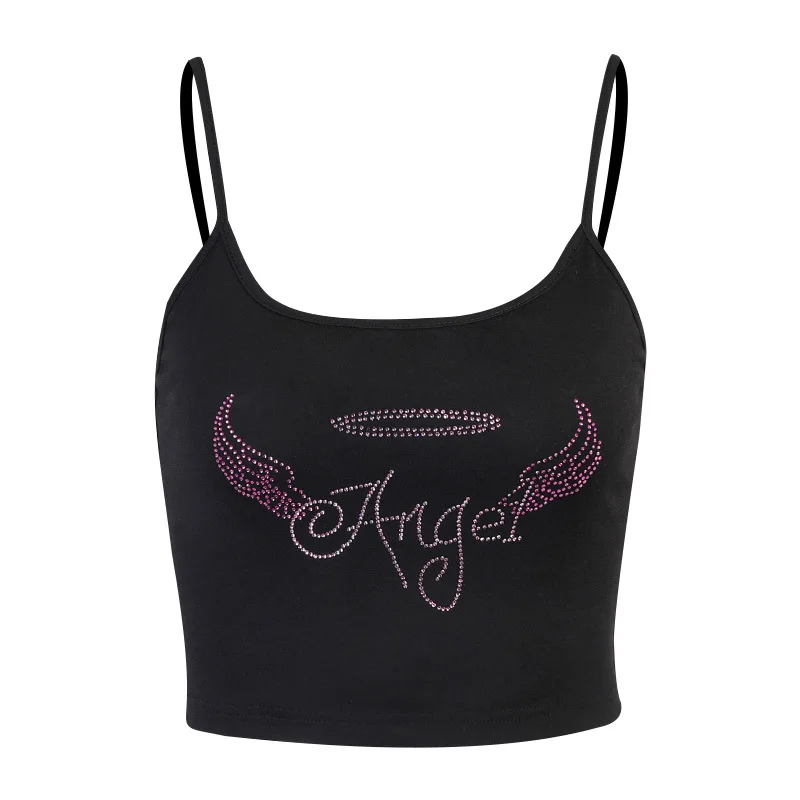 

Y2K Black Tanks Camis Vests for Women Corset Top Women's Harajuku Halter Bustier Summer Crop Female Sexy Aesthetic Clothes Tube