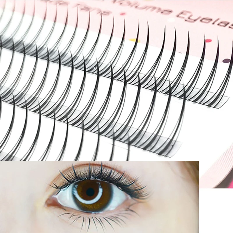 

New Premade Volume False Eyelashes A Shape Lash Grafting Natural Fluffy Eye Lashes Individual Cluster Lashes DIY Eye Cosmetics