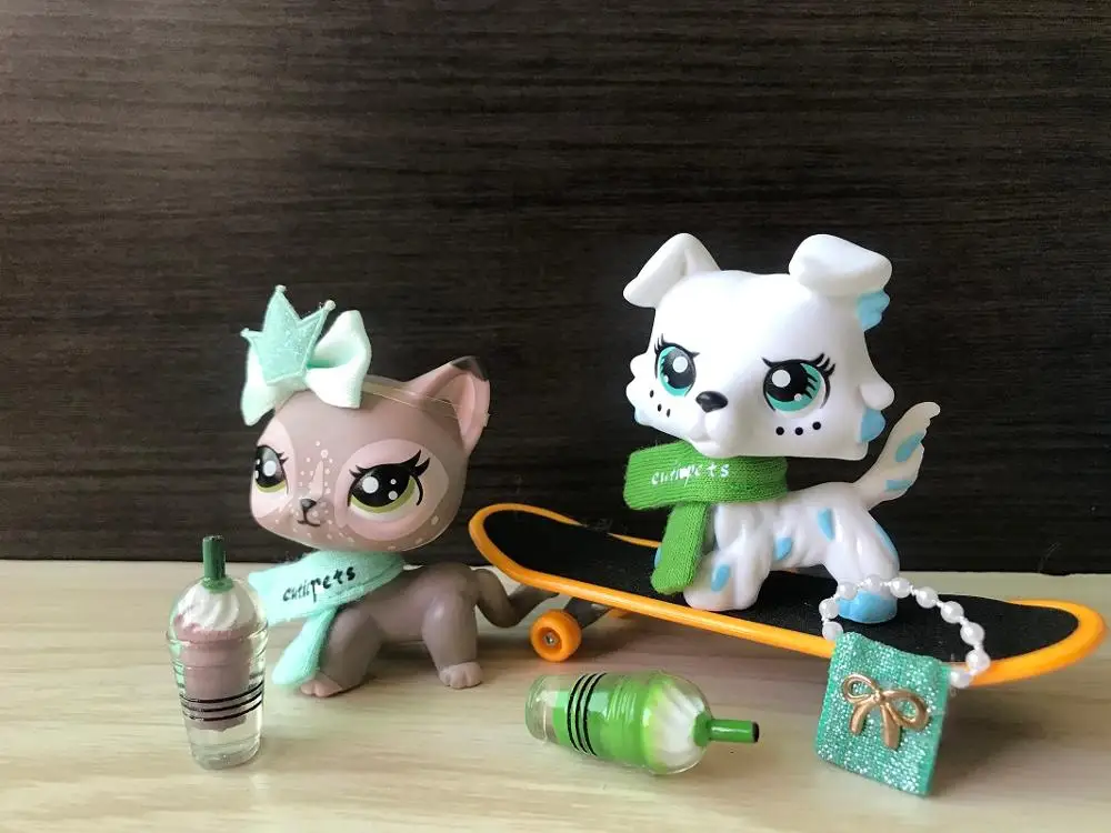 2pcs Custom Made OOAK Rare Wapiti Shorthair Cat and Spot Blue Collie Dog Toy Good Christmas Gift For Child | Игрушки и хобби