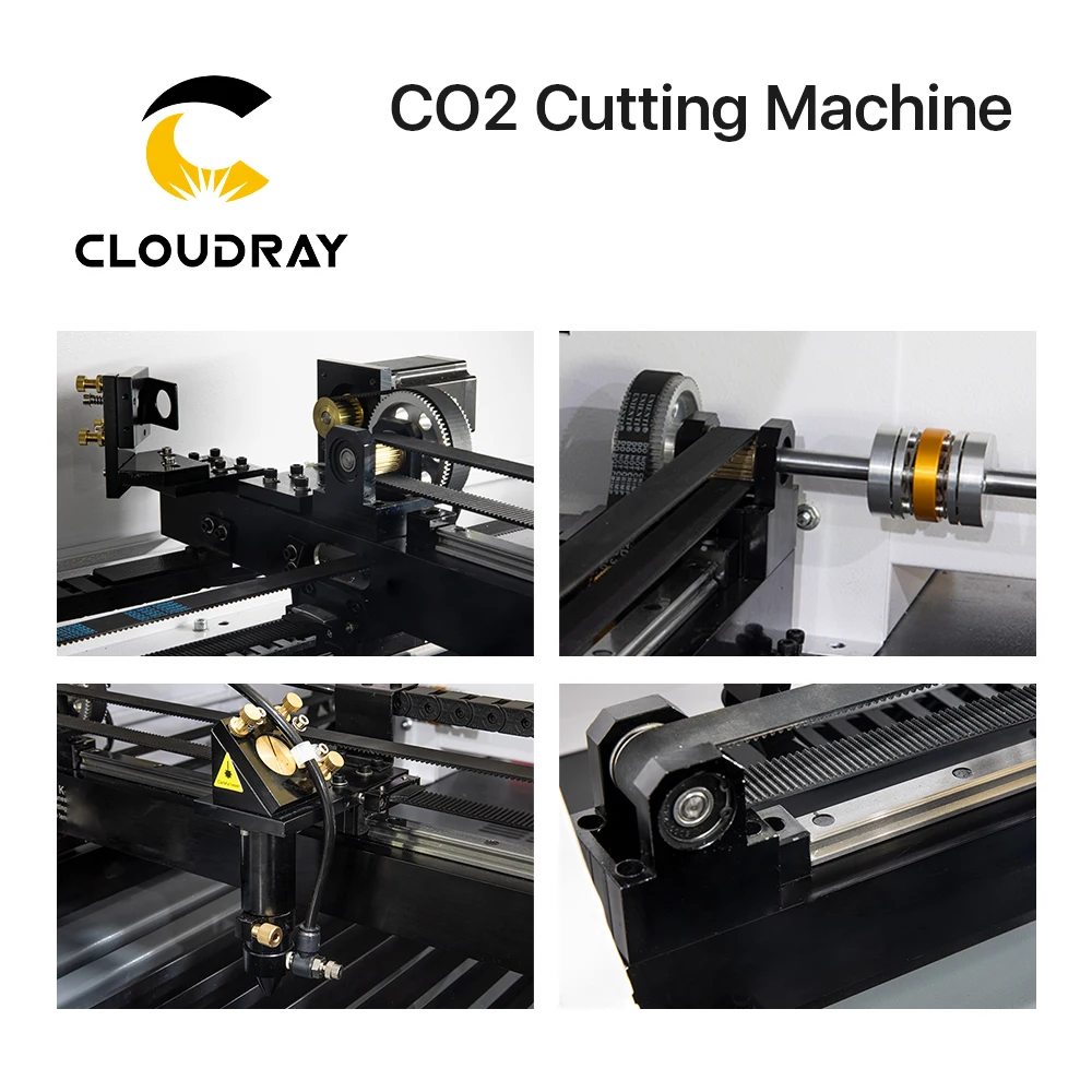 Cloudray 90 100W/130W 150W машина для резки CO2 CR9060L/ CR1390L/ CR1610L с S & A чиллером 3000AG/ 5000AG/