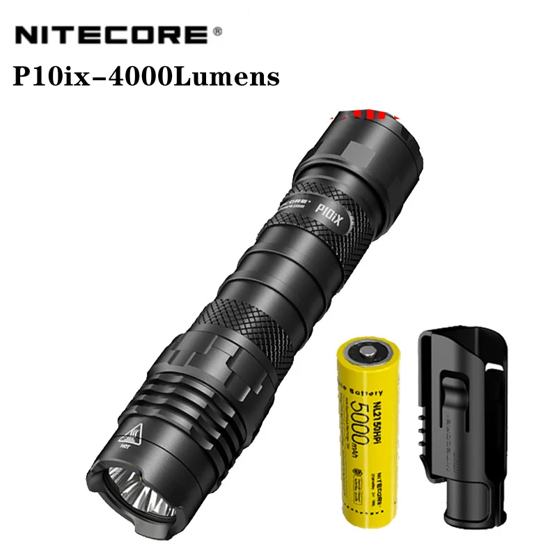 Перезаряжаемый светодиодный фонарик NITECORE P10ix 4000 люмен 4 светодиода CREE XP-L2 6 V6 с
