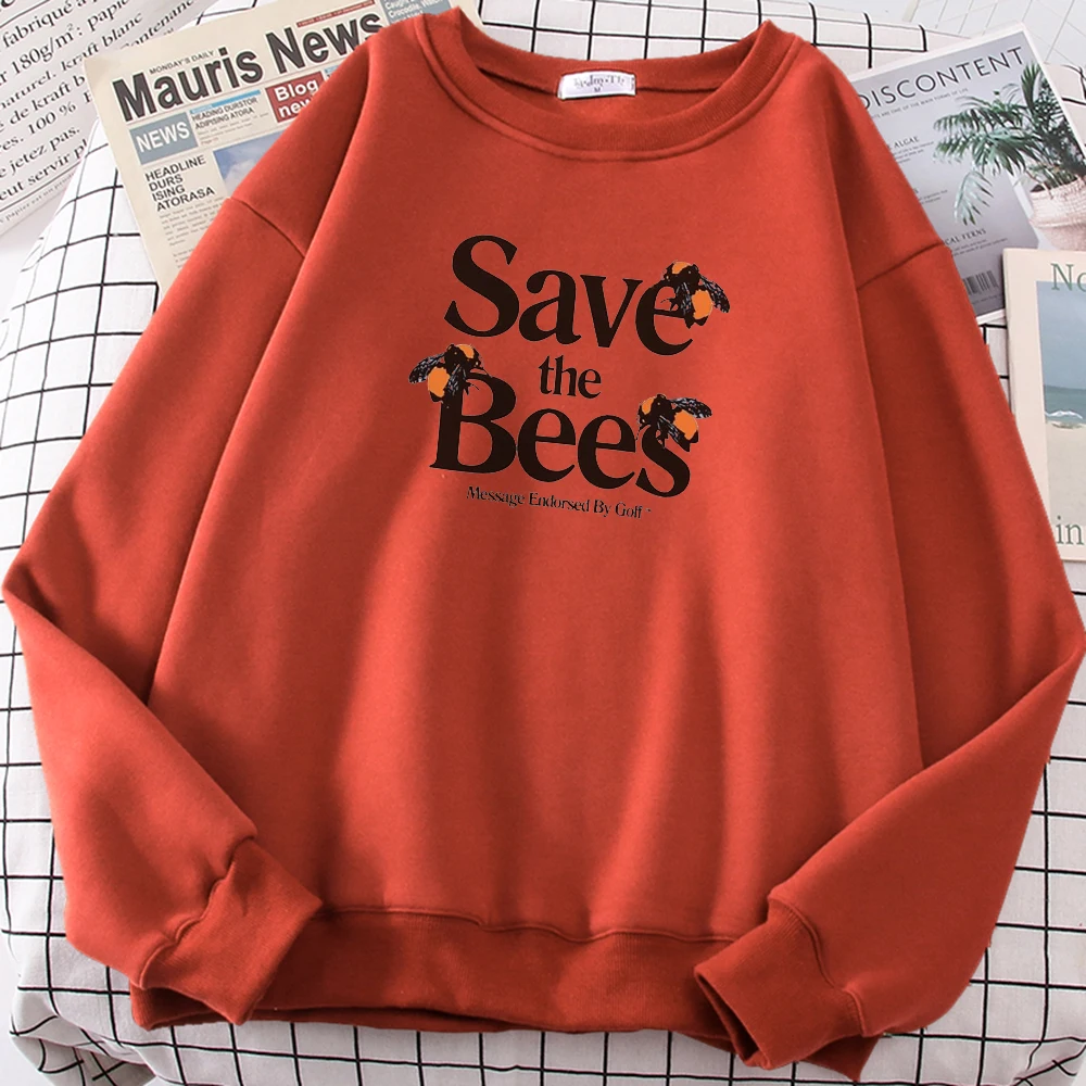 Худи мужское с надписью Save The Bees удобная повседневная спортивная одежда флисовая