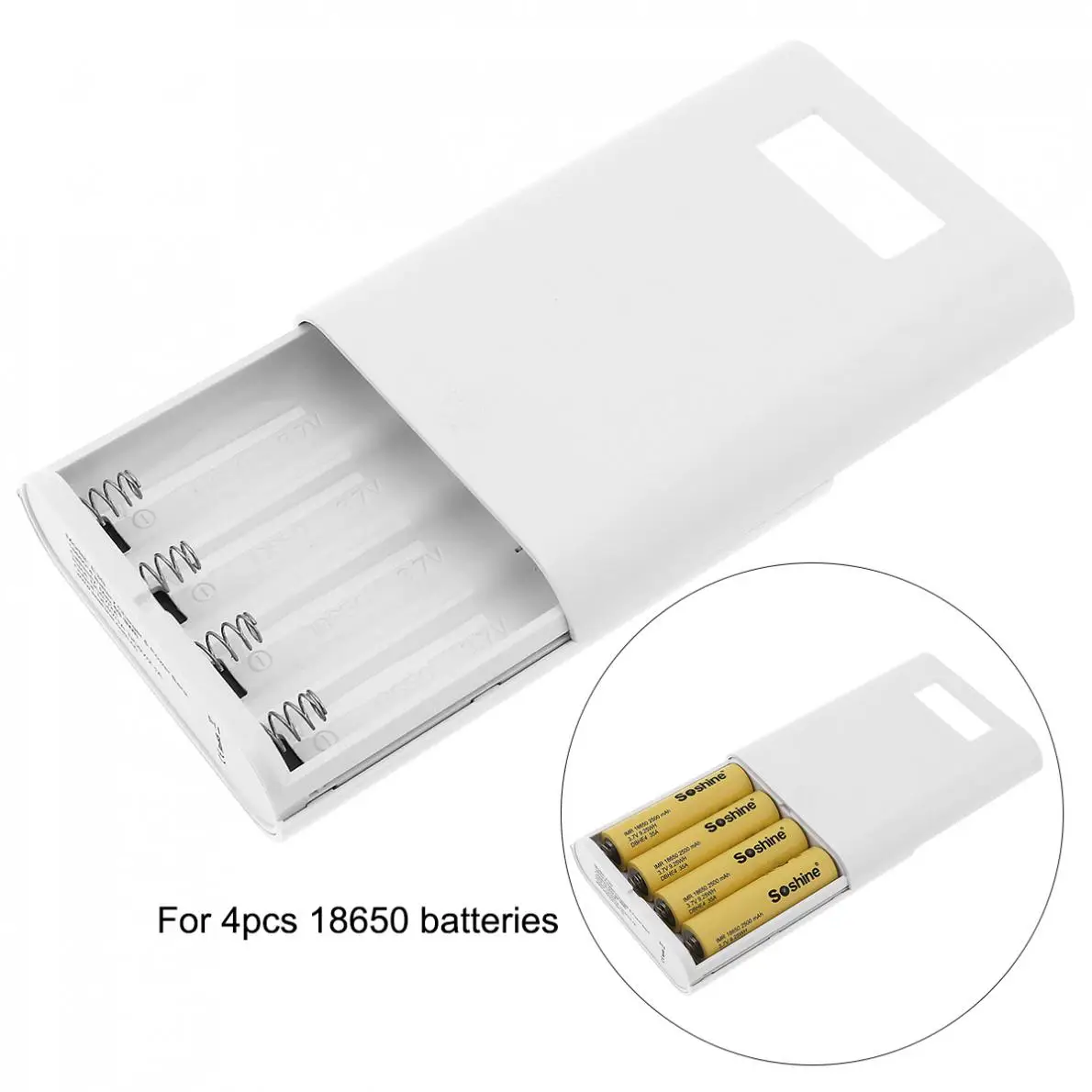 Soshine E3S 18650 портативный источник питания с двойным USB + умное интеллектуальное