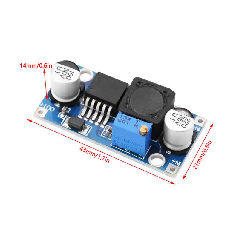 XL6009E1 DC-DC Регулируемый повышающий Мощность Boost модуль преобразователя Напряжения