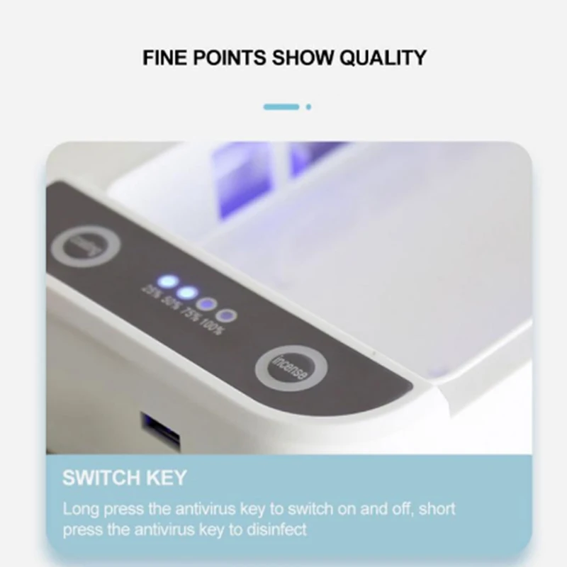 Коробка-Стерилизатор УФ портативная для телефонов устройство быстрой