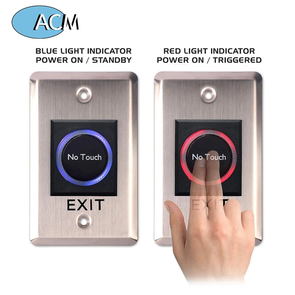 

No Touch Switch Infrared Sensor Automatic Door Opener Access Control Systems Release Exit Button