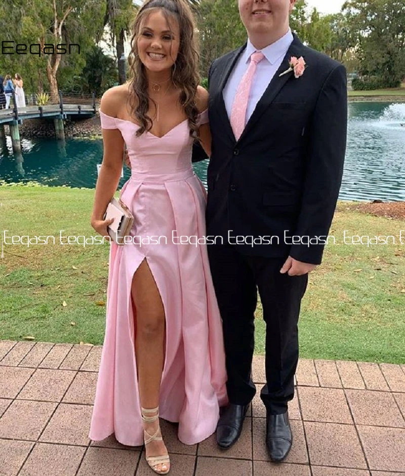 Новые розовые платья для выпускного вечера 2020 сексуальное вечернее платье с