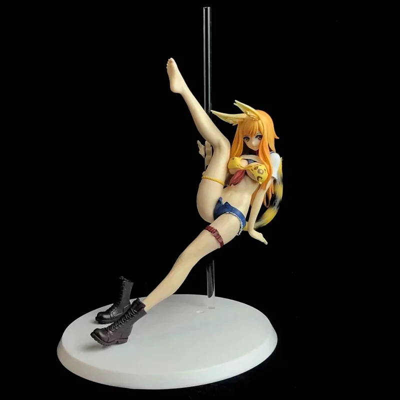 

21CM Anime Native Pink Cat Mitaro TONY Savana Wilder Girls PVC Action Figure Toy Game Statue Collectible Model Doll Gift