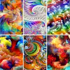 GATYZTORY DIY картина по номерам абстрактные картины ручная роспись маслом на холсте рисунок на холсте пользовательские фото украшения дома