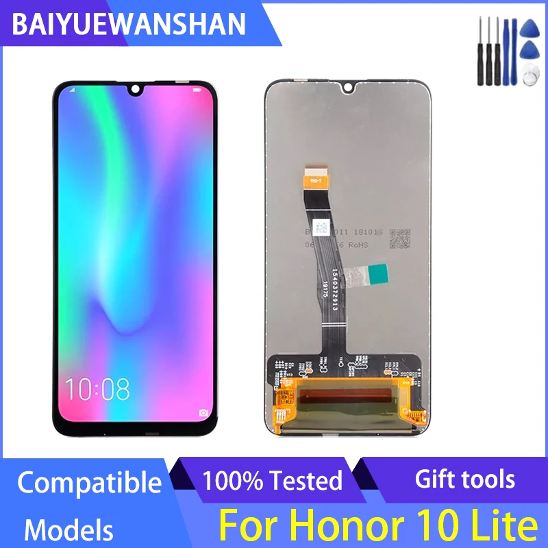 

ЖК-дисплей 6,21 дюйма для Huawei Honor 10 lite с сенсорным экраном и дигитайзером в сборе с рамкой для honor 10i HRY-LX1 LCD