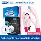 Презервативы Durex многоразовые, мягкий вибратор, интимные игрушки для взрослых точки G, водонепроницаемый силиконовый анальный массажер для клитора, магазин интимных товаров