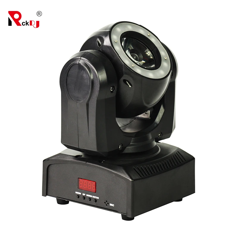 Светодиодный прожектор с вращающейся головкой миниатюрный сценический лучом 60