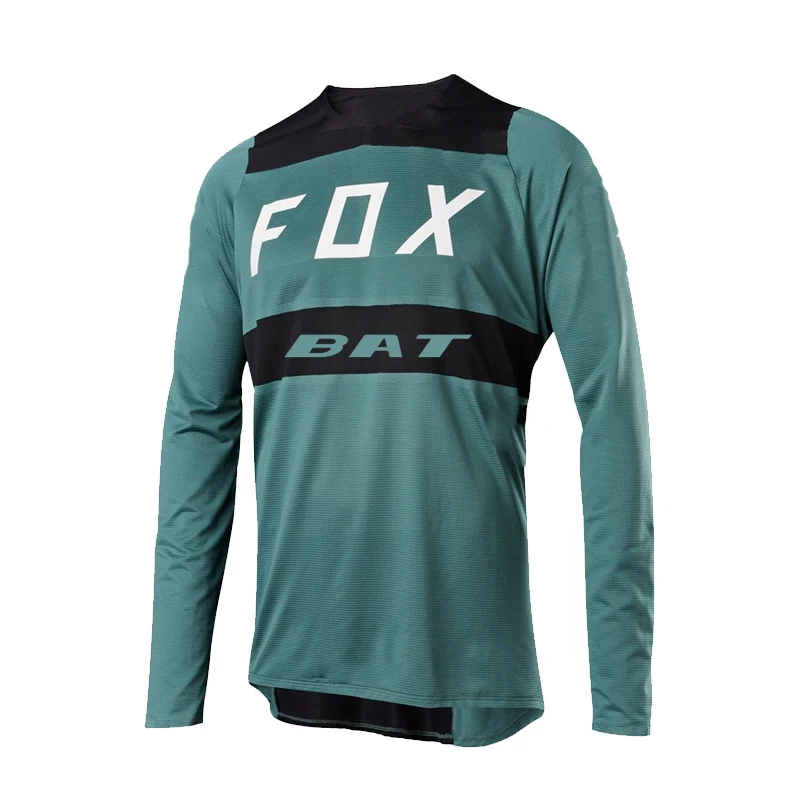

BAT Fox Camouflage Motocross Jersey MTB Off Road Mountain Bike Downhill Jersey MX BMX Cycling Jersey Enduro Sweatshirt