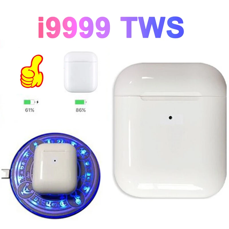 Оригинальные i9999 tws новые наушники-вкладыши с сенсорным управлением, беспроводные наушники для зарядки PK i200 i500 i1000 i2000 tws i5000 tws i8000 tws