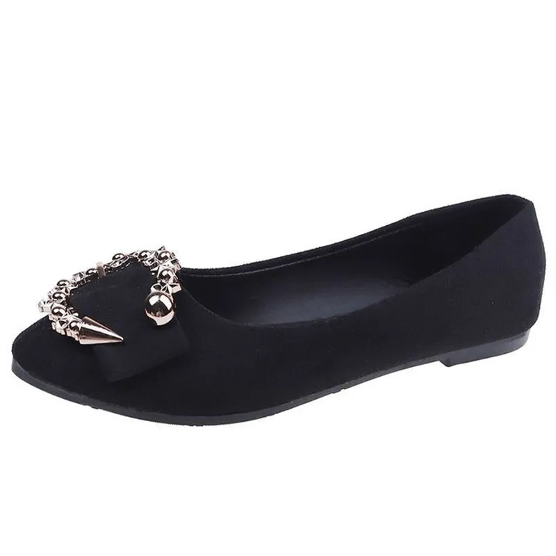 

2020 new pointed flat sole women's party official office shopping loafers Women's shoes sexy fashion