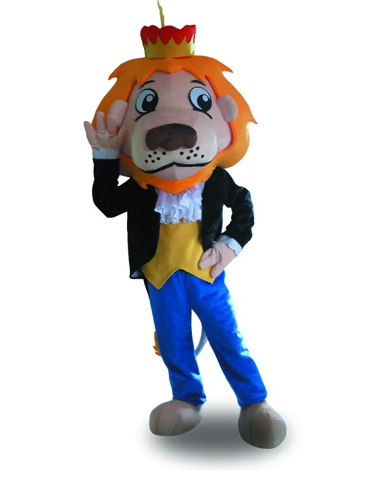 

Hot Sale Classic Version crown Lion Mascot Costume Adult Halloween Birthday party cartoon Apparel Cosplay Costumes