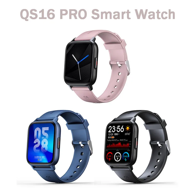

Смарт-часы QS16 PRO, 1,69 дюйма, IP67, С Пульсометром