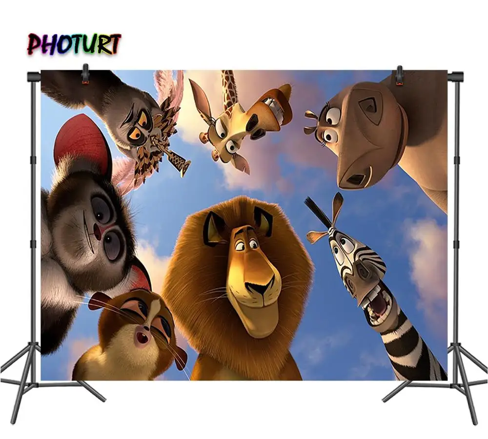 Фотофон с рисунком из мультфильма Побега студийный реквизит винила изображением