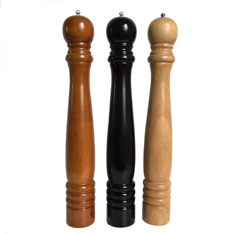 Мельница для соли и перца большой деревянный измельчитель из дуба 20 дюймов 50 см