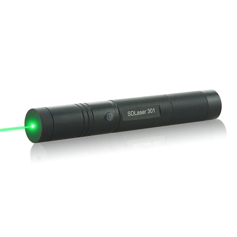 green CWLASER Мощный 10000-20000 м горящий лазер 301 405nm фиолетовый/532nm зеленый/650nm красный лазер/450nm синий указатель(черный - Испускаемый цвет: green