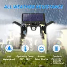 солнечная панель солнечная панель Уличные фонари на солнечной батарее, водонепроницаемый уличный светильник для сада, дорожек, улицы, ландшафта, настенный прожектор с питанием от солнечной энергии