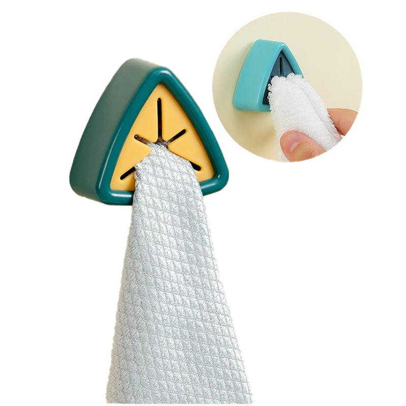 

Creative kitchen towel rack free punch storage hook kitchen cloth plug hanger hand towel dish towel rack