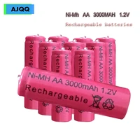 sales ajqq ni mh aa 1 2v 3000mah rechargeable battery alkaliney battery for watch camera battery toys mp3mp4
