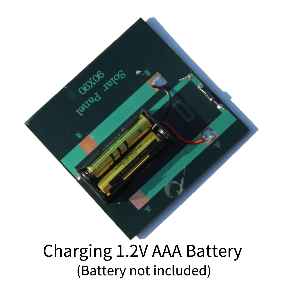 Умный каржер солнечных батарей 1 Вт/4 в зарядное устройство на батареях 2*1 2 AAA