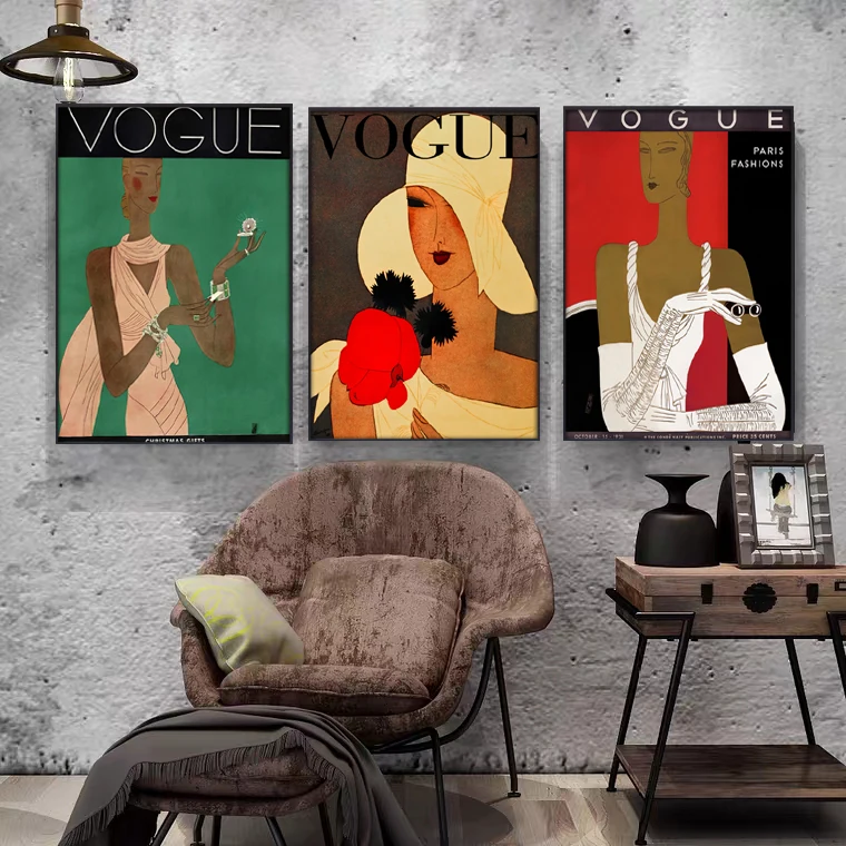 

Wall Art Pictures Posters prints Canvas Painting Vintage prints Vogue poster Retro Posters For Living Room Modern wall art decor