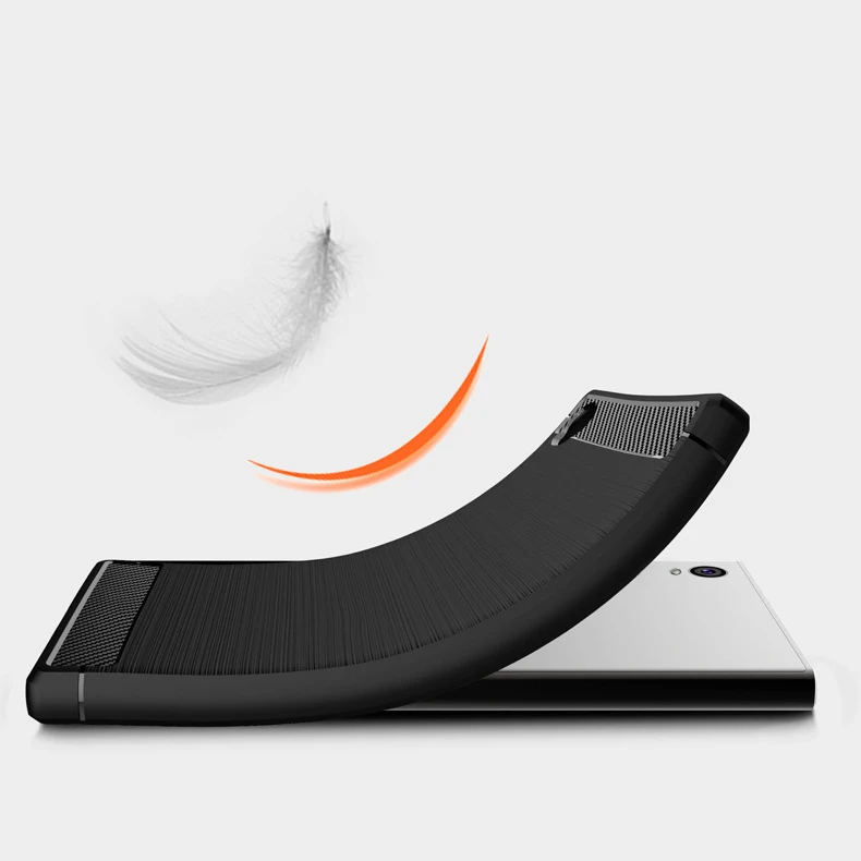 Силиконовый чехол для телефона Soni L1 Sony Xperia L3 L2 XZ2 XZ3 XZ4 G3311 G3312 G3313 из углеродного
