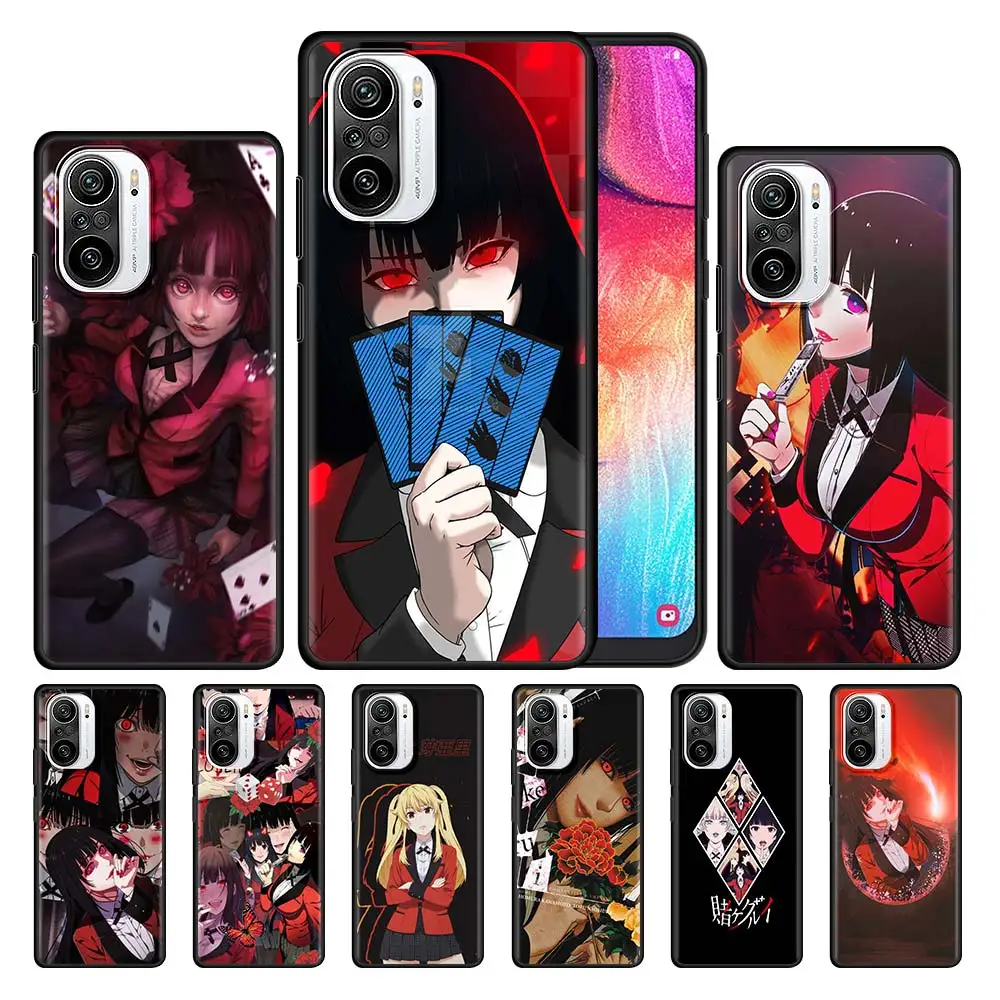 

Japan Anime Kakegurui Jabami Yumeko Silicone Phone Case For Xiaomi Redmi Note 10 9 8 Pro 7 9A 9T 9S 9C K40 8A 8T Soft Cover