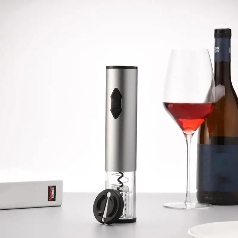 

Electric Wine Corkscrew Automatic Bottle Opener Wine Opener with LED Light Tin Foil Cutter Red Wine Retain Freshness Tool