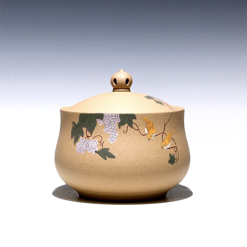 

Chang tao 】 yixing purple sand tea POTS awake ore storage period of mud mud painting caddy many children f a kilo