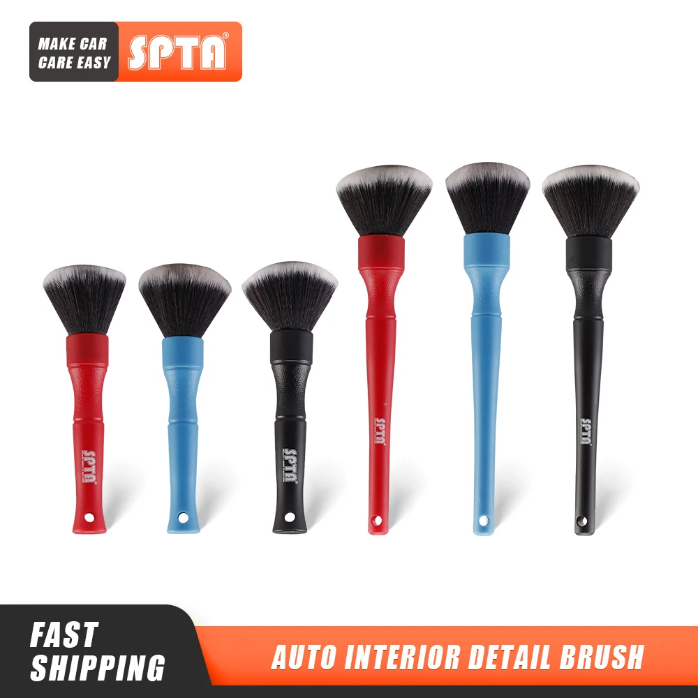

(Single Sale) SPTA Ultra-Soft Detailing Brush Super Soft Auto Interior Detail Brush With Synthetic Bristle Car Dash Duster Brush